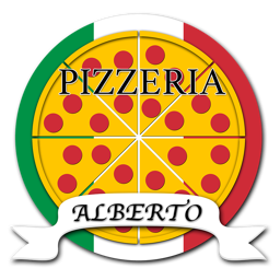 Pizzeria Alberto logo.